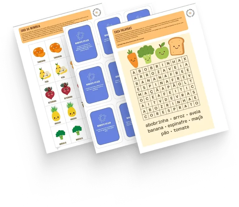 Kit brincando de comer